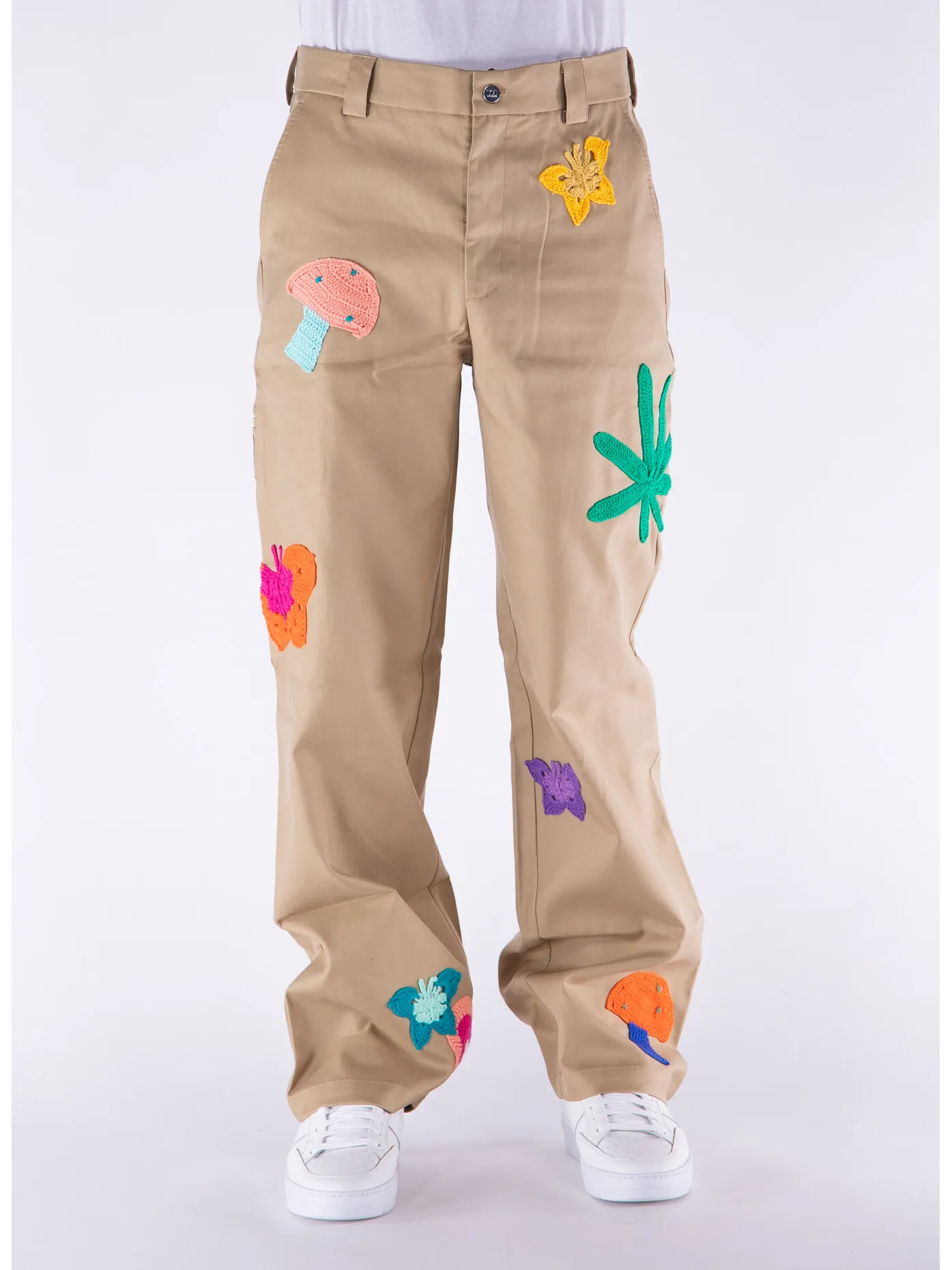     -NAHMIAS    -PANTALONE WORKER PATCHWORK-