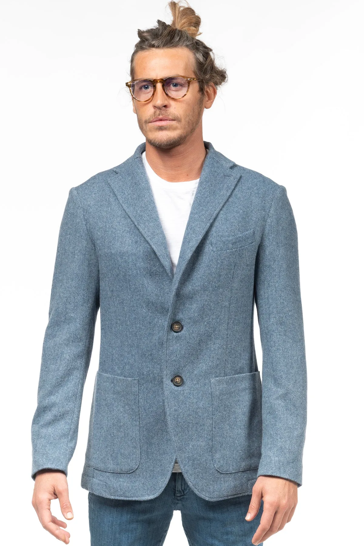  0861 Giacca uomo casual 0861 in lana made in italy  