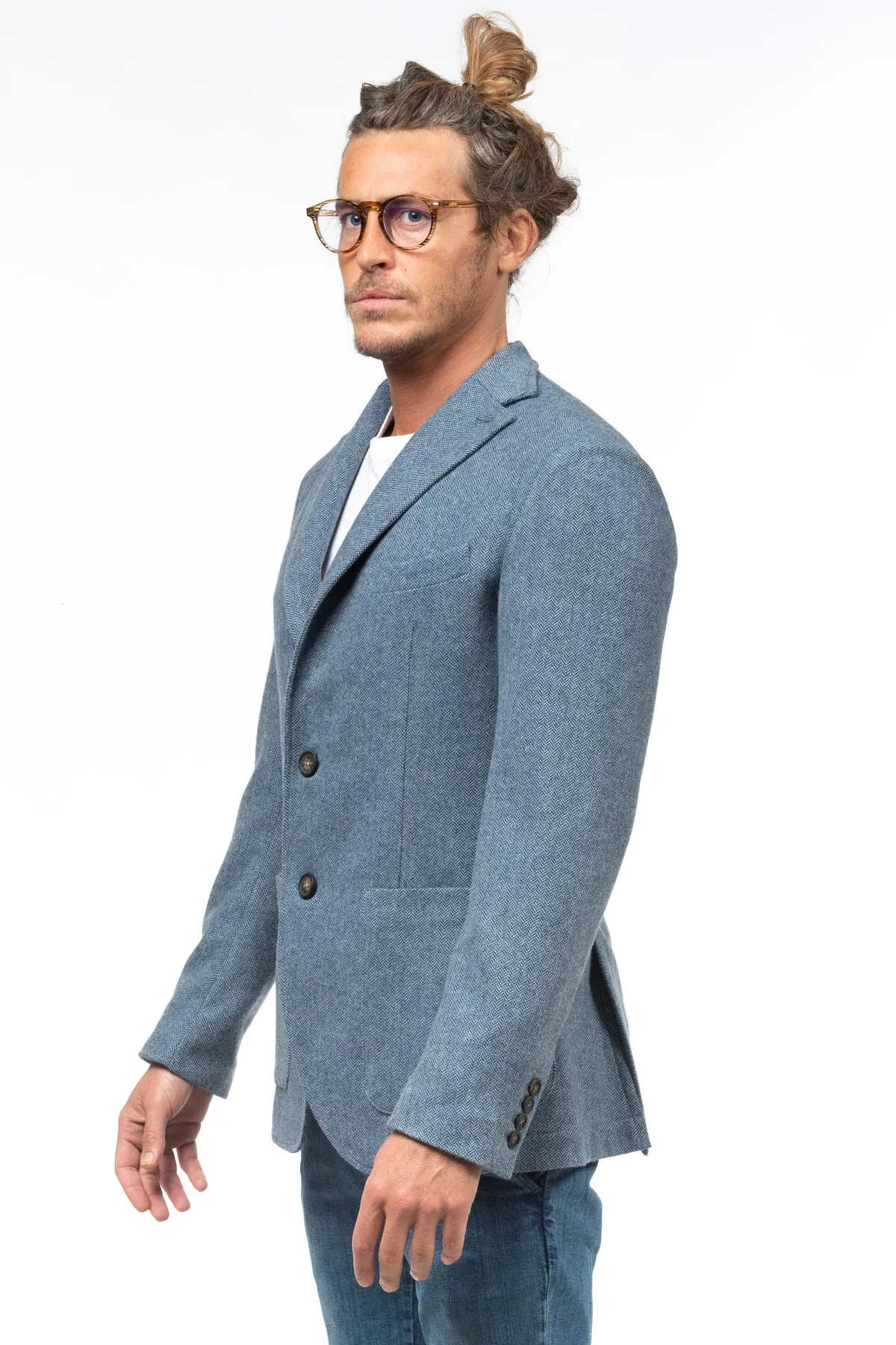  0861 Giacca uomo casual 0861 in lana made in italy  