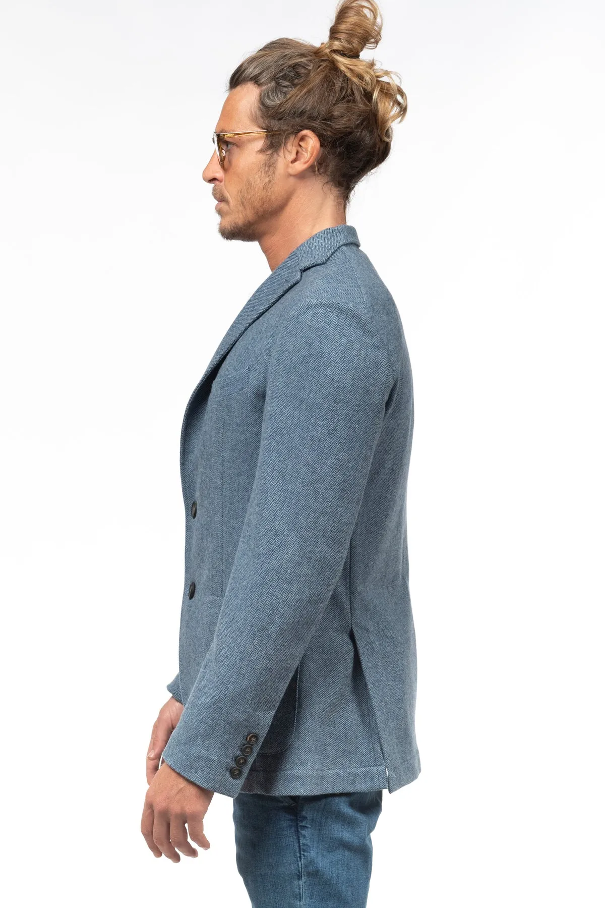  0861 Giacca uomo casual 0861 in lana made in italy  