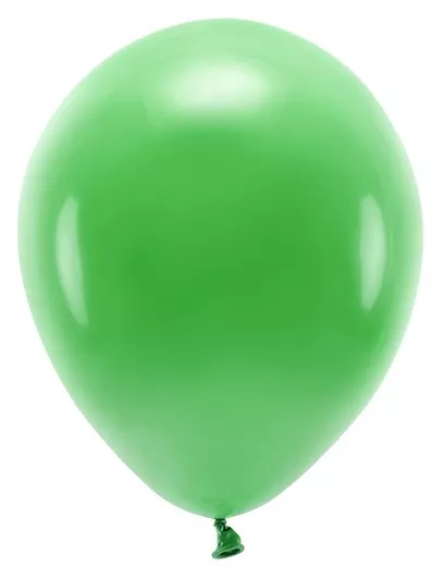 100 palloncini eco verde pastello 26cm