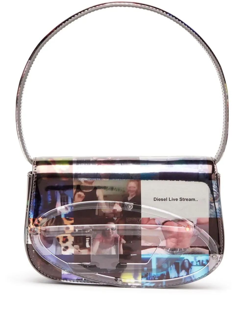 1DR-Iconica borsa a spalla con stampa