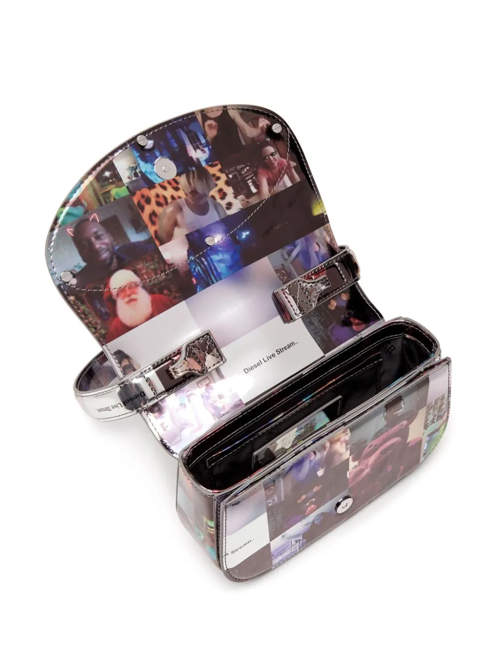 1DR-Iconica borsa a spalla con stampa