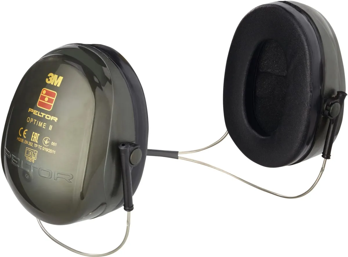 3M - Cuffie antirumore Peltor Optime II con staffa nucale, Modello: 2