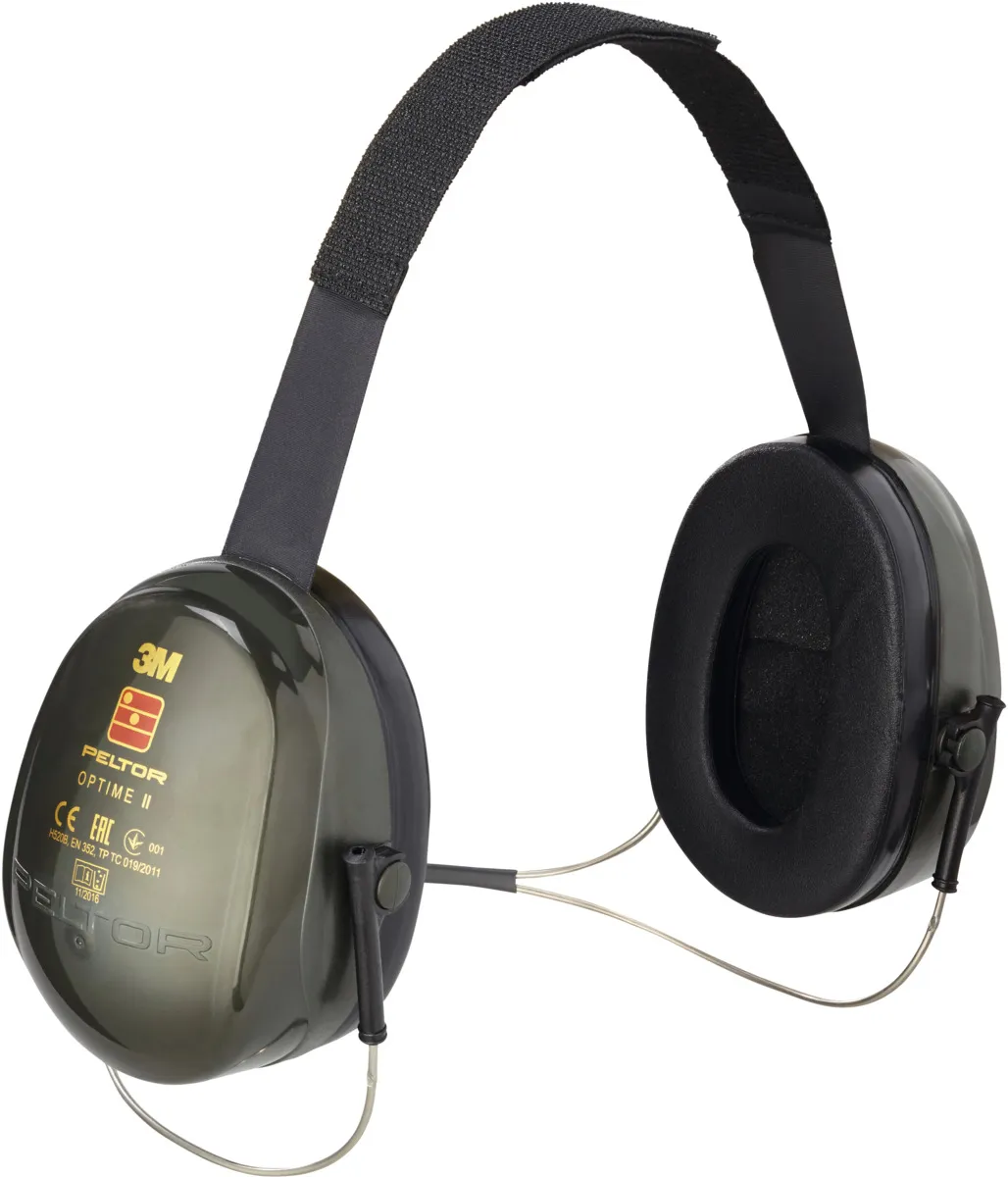 3M - Cuffie antirumore Peltor Optime II con staffa nucale, Modello: 2