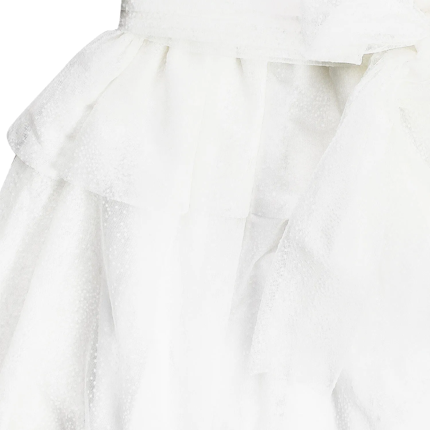 Abito In Tulle Bianco Bambina E Teenager