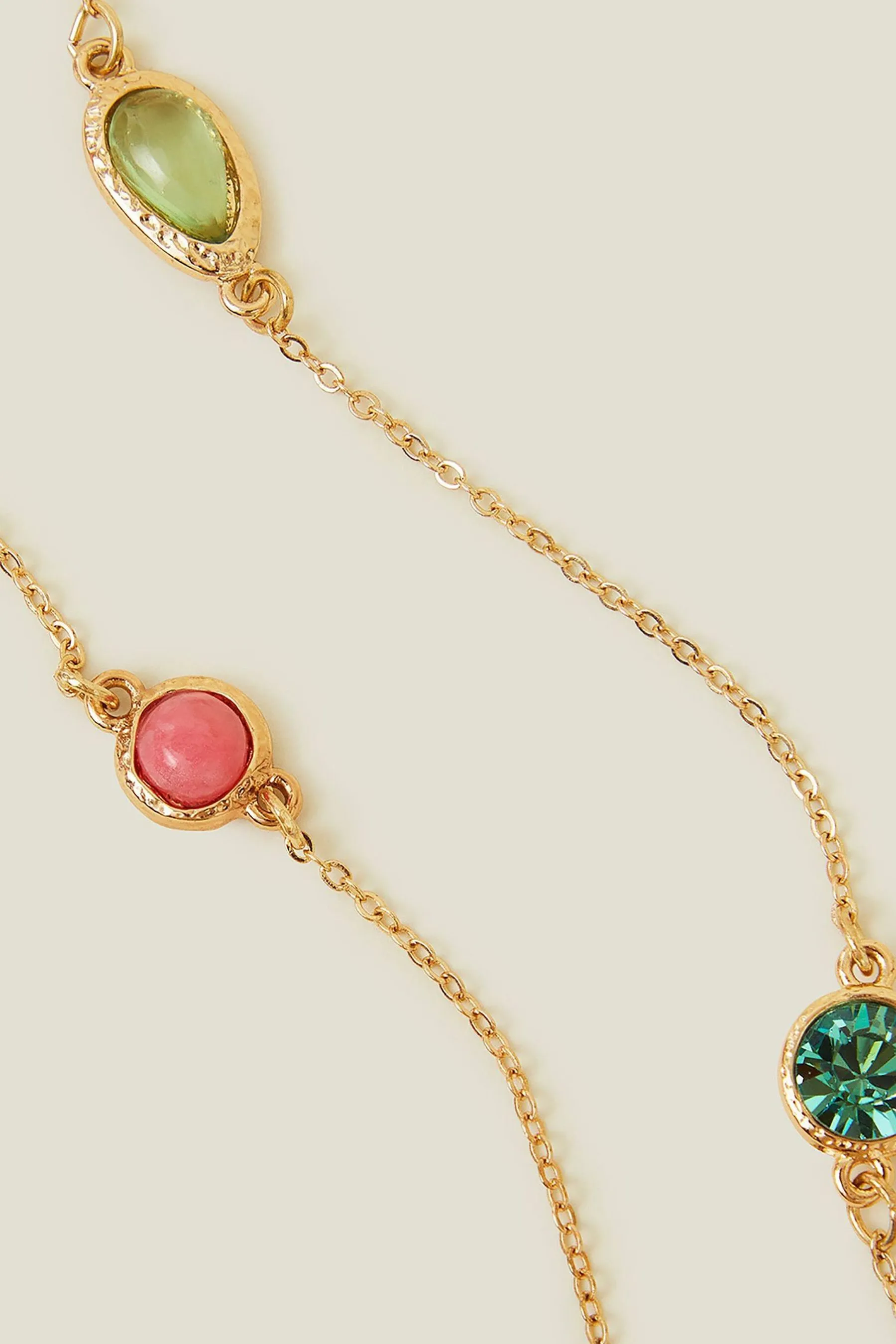 Accessorize - Collana a corda con forme eclettiche