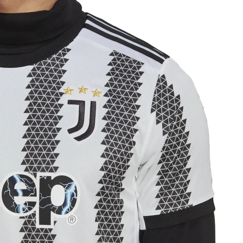 ADIDAS MAGLIA JUVENTUS 2022/23 BAMBINO RAGAZZO UFFICIALE HOME - JUVE H JSY - BIANCO/NERO