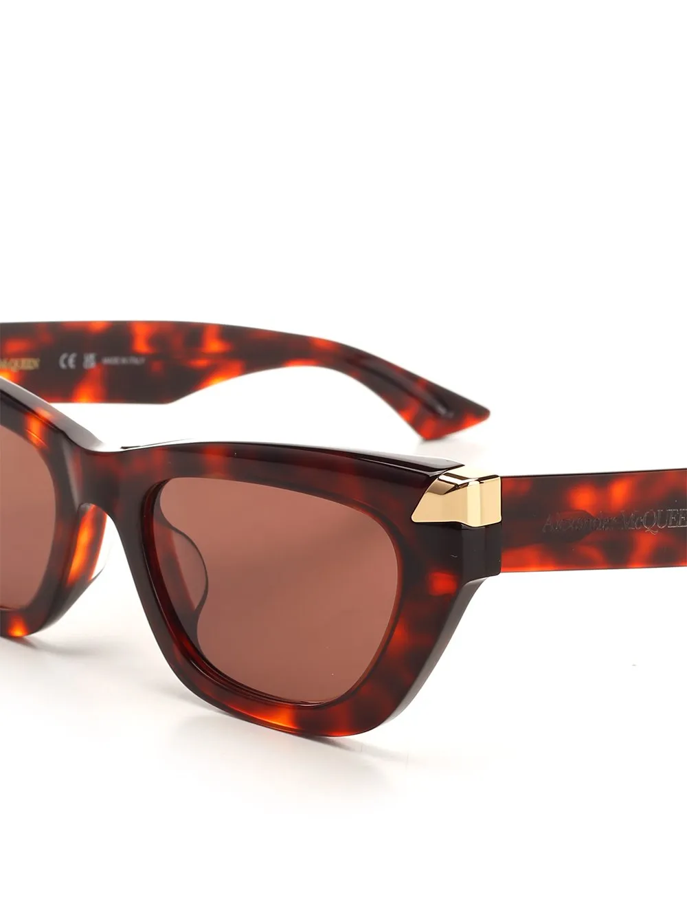   Alexander Mcqueen  Occhiali da sole tartarugati  