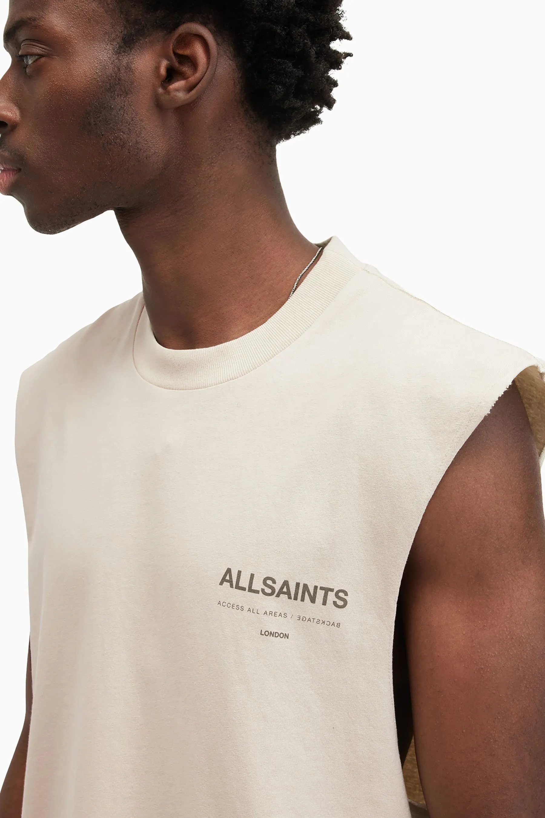 AllSaints 100% Cotton Access Short Sleeve Crew T-Shirt    