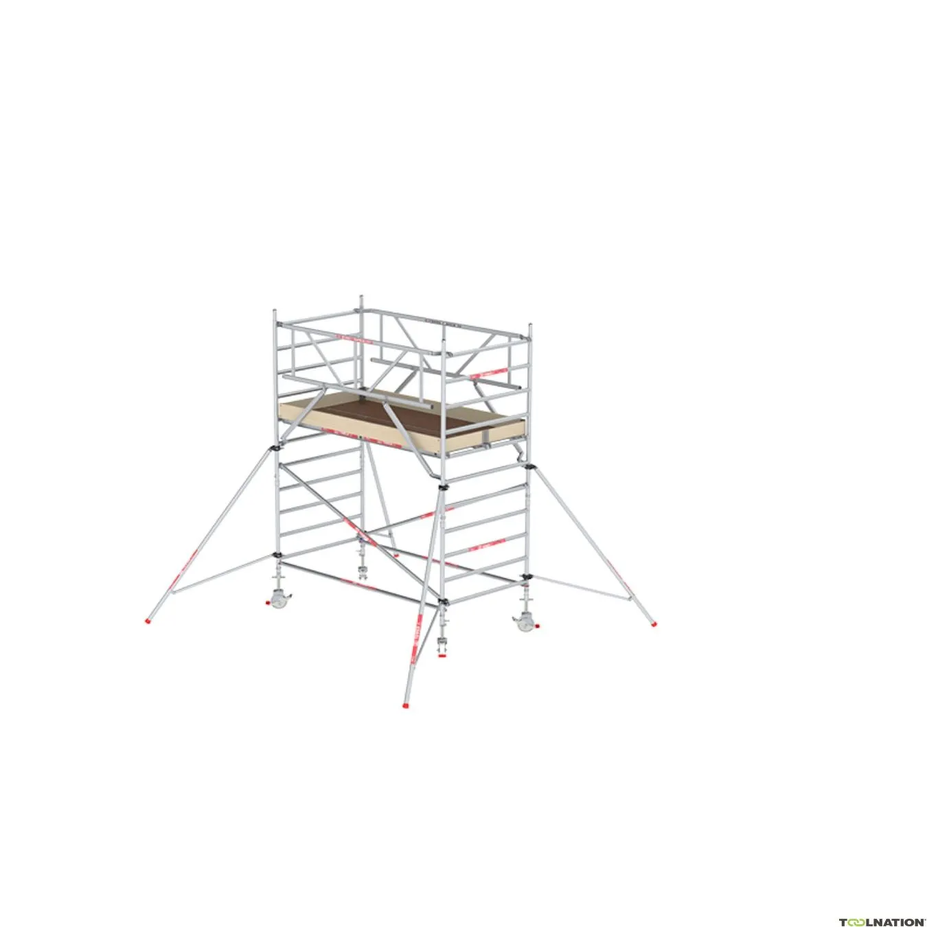Altrex T320001 RS Tower 32 Ponteggi rotanti larghi 4,20 m altezza di lavoro 1,35x2,45 m Legno