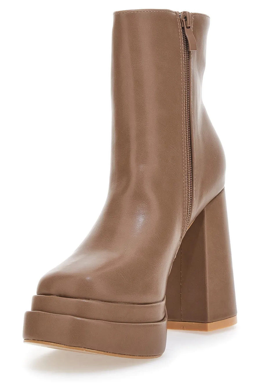 Ankle Boots Platform The First 906 Khaki