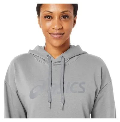 Asics Big Logo Hoodie Grey Women