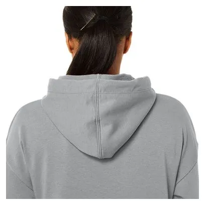 Asics Big Logo Hoodie Grey Women