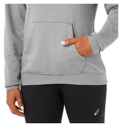 Asics Big Logo Hoodie Grey Women