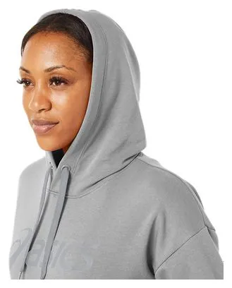 Asics Big Logo Hoodie Grey Women