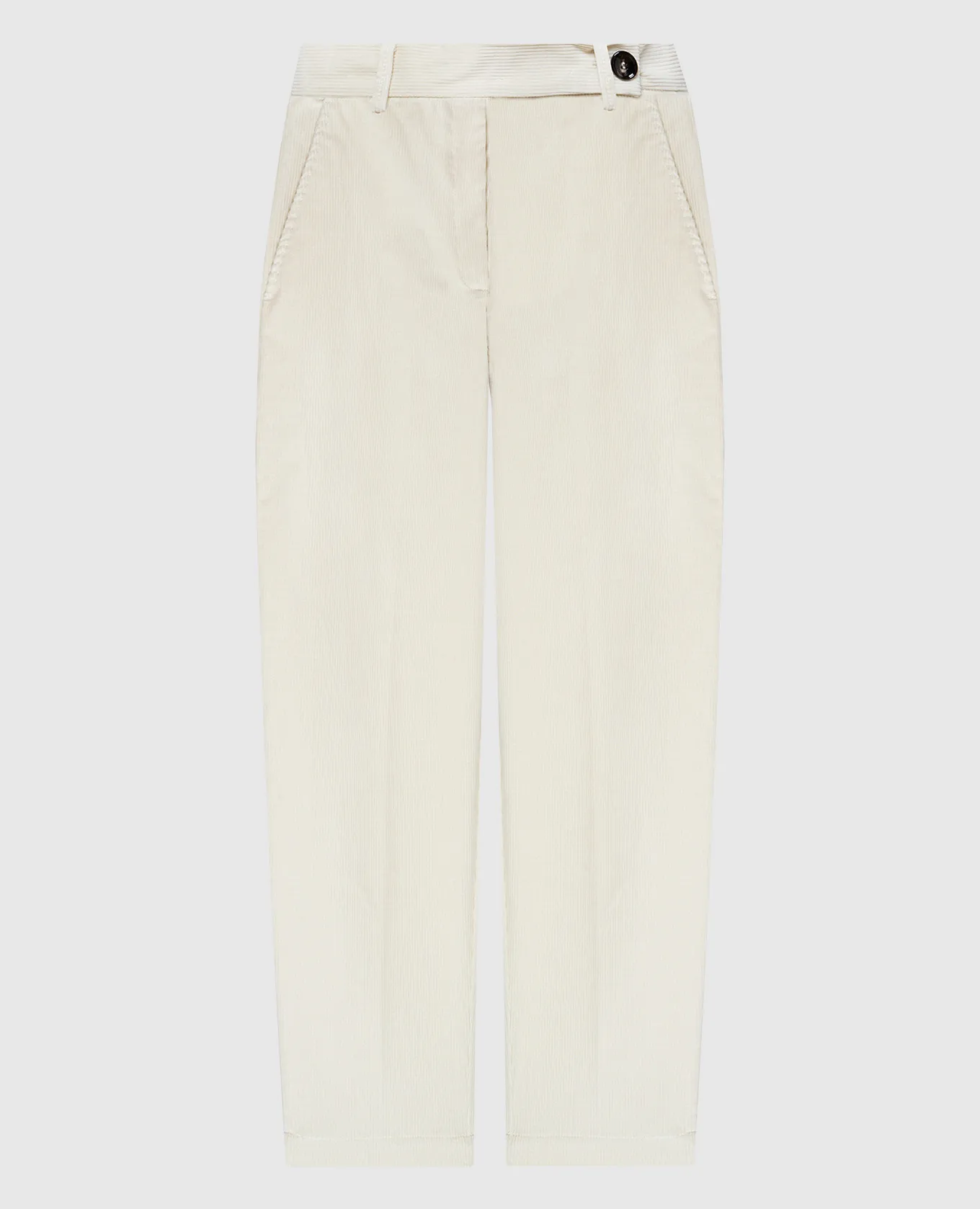 Ballantyne Pantaloni in velluto a coste bianchi BLT175UCTFF