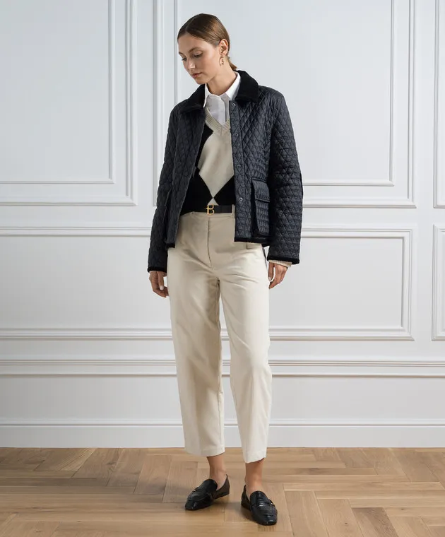 Ballantyne Pantaloni in velluto a coste bianchi BLT175UCTFF