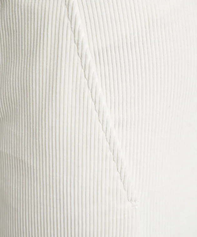 Ballantyne Pantaloni in velluto a coste bianchi BLT175UCTFF