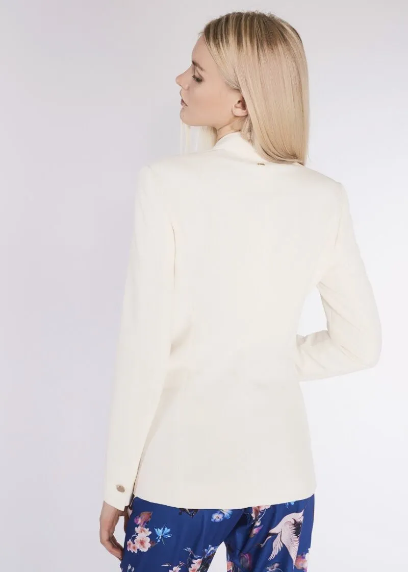 Blazer doppiopetto con bottoni gold
