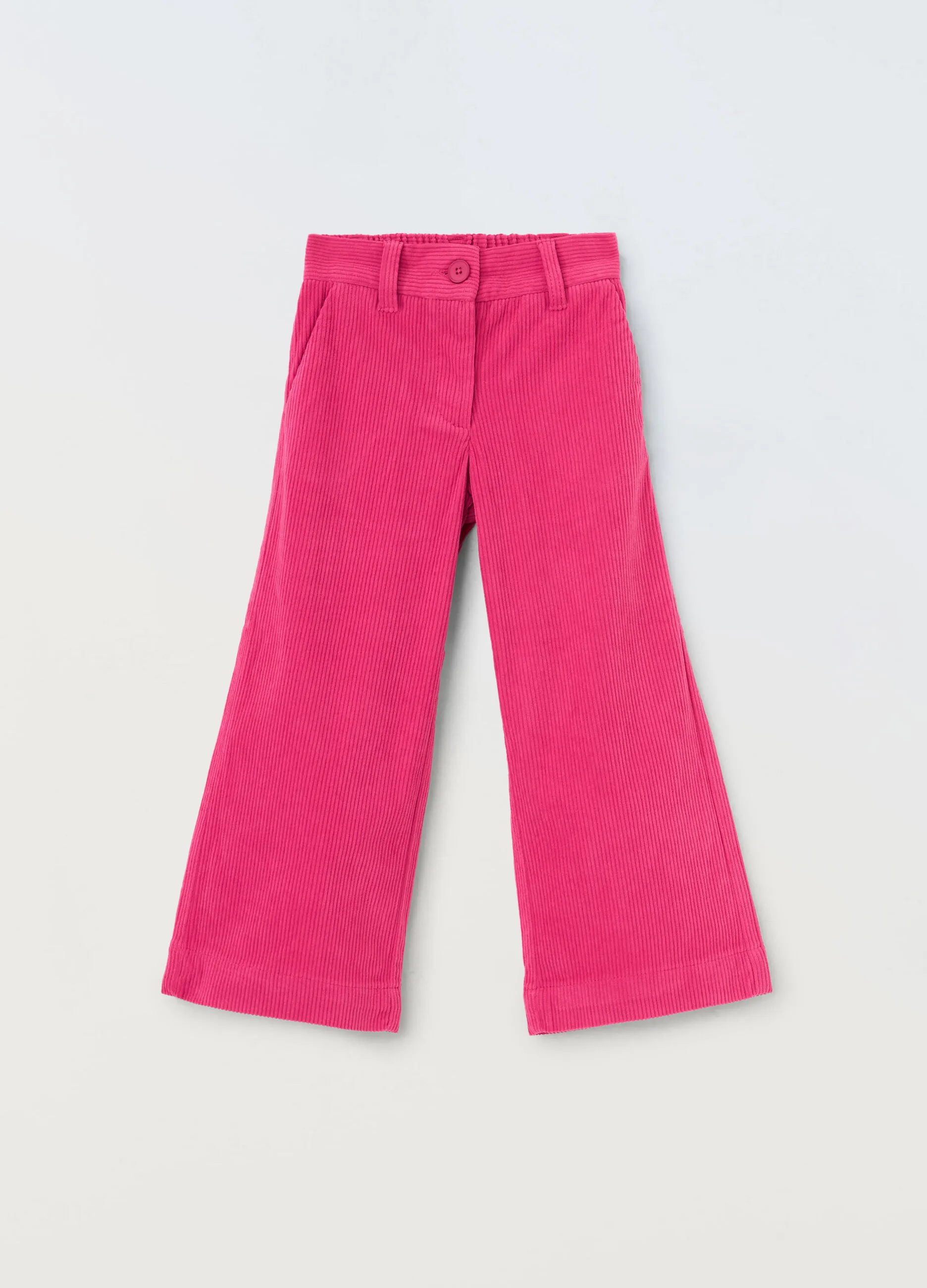 BLUKIDS  Pantaloni palazzo in velluto a coste bambina