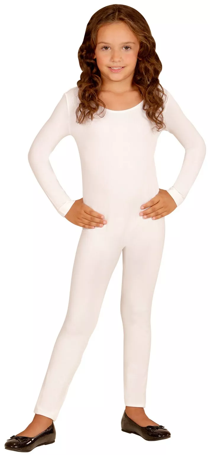 Body per bambini a maniche lunghe bianco
