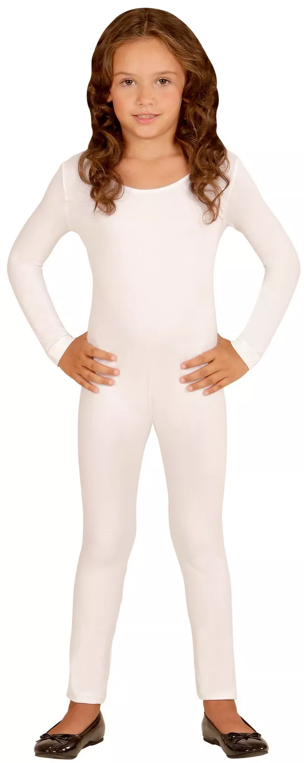Body per bambini a maniche lunghe bianco