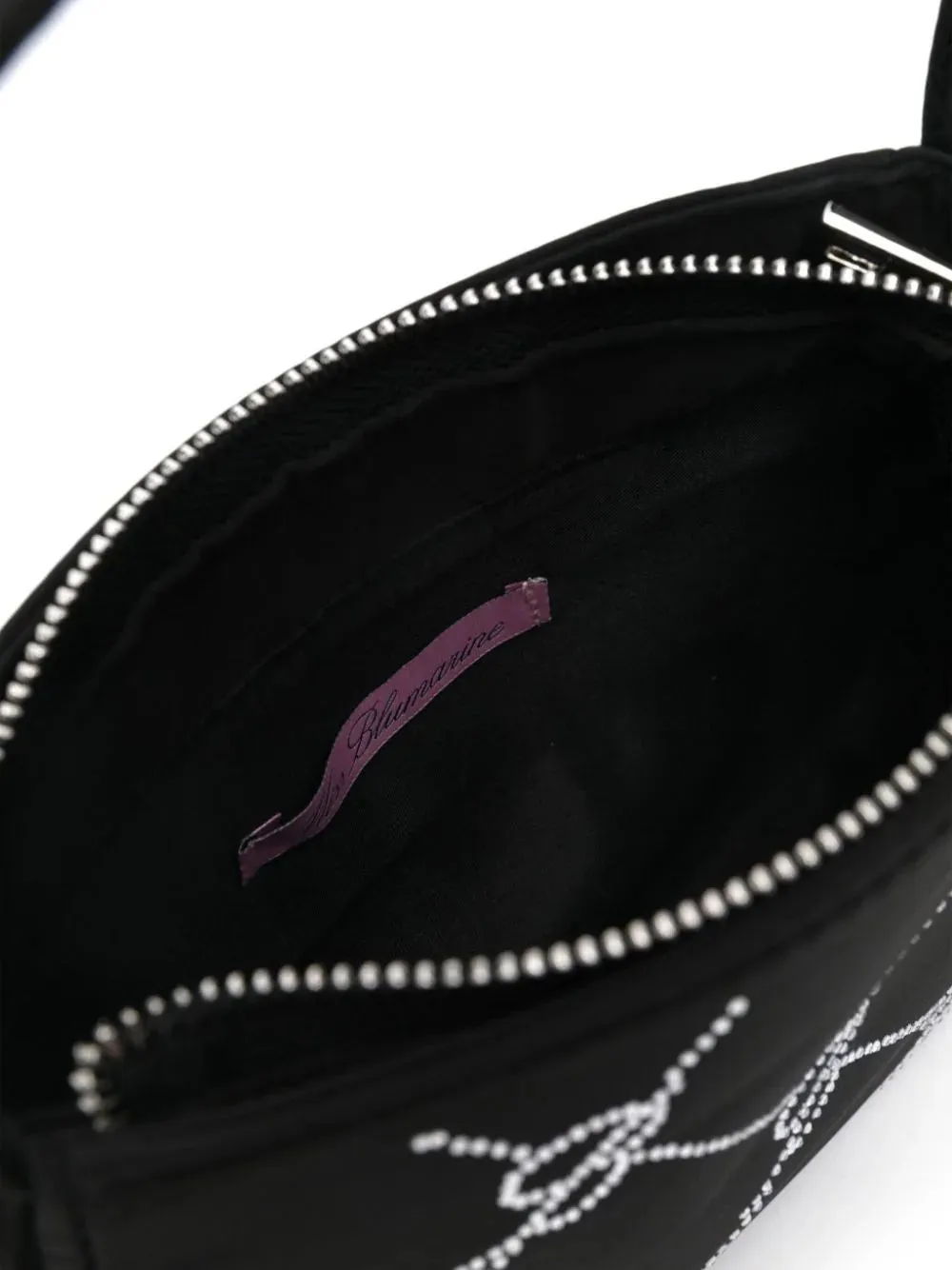 Borsa a spalla con strass