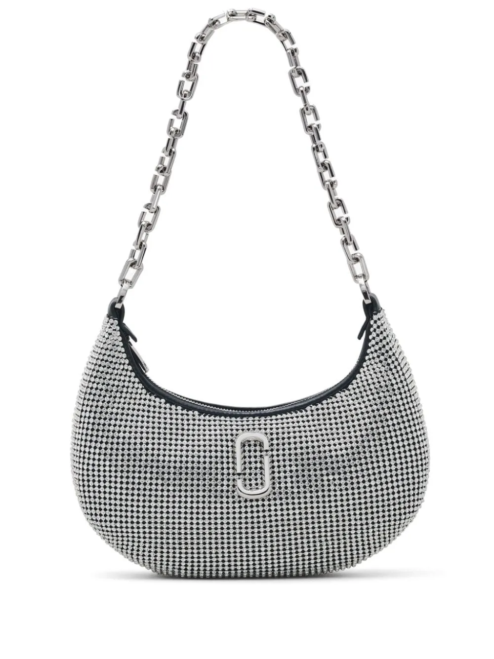 Borsa a spalla the small curve in argento - donna