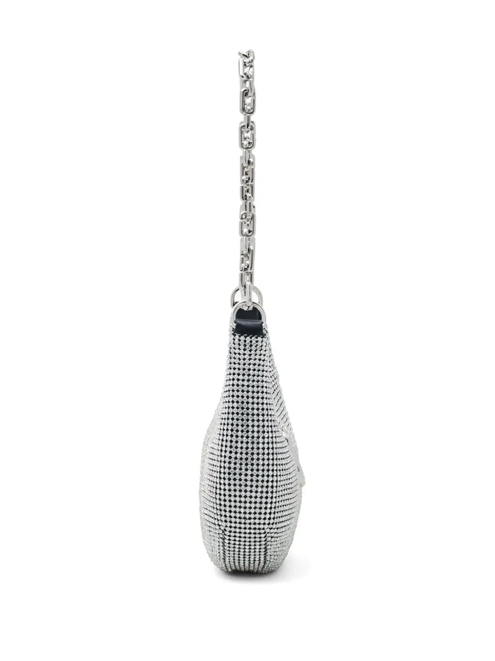 Borsa a spalla the small curve in argento - donna