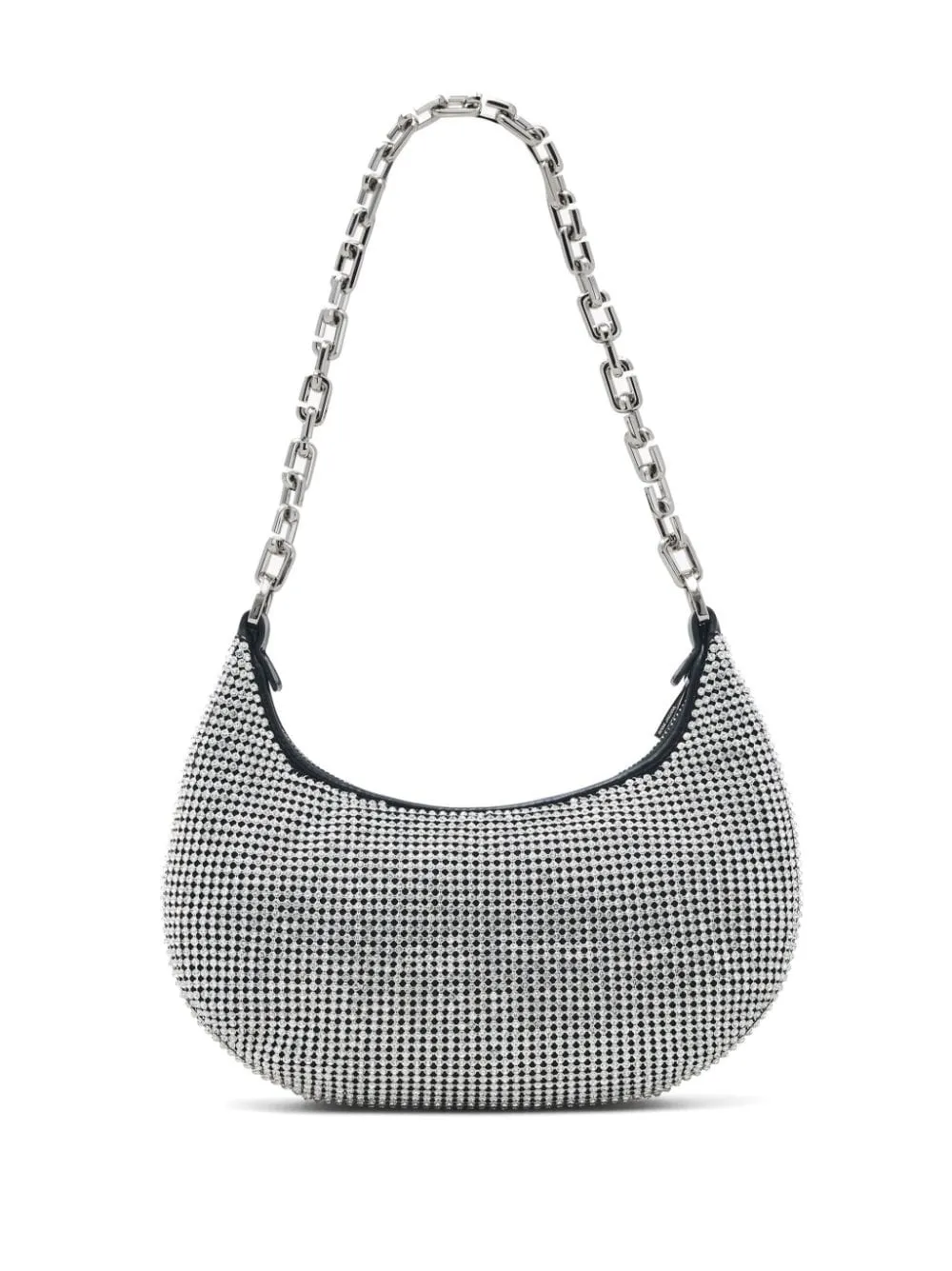 Borsa a spalla the small curve in argento - donna