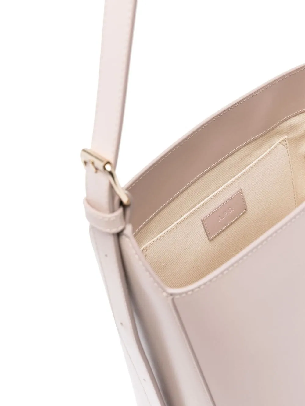 Borsa a spalla Virginie APC in beige - donna
