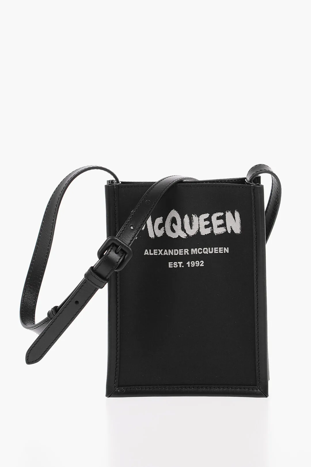 Borsa a Tracolla in Nylon con Logo Stampato