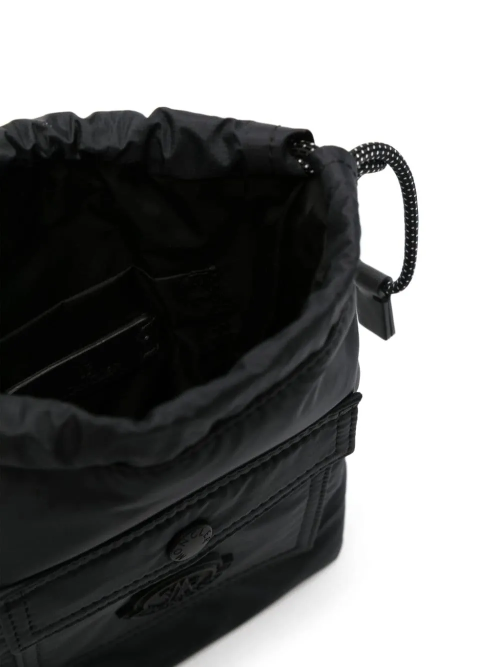 Borsa a tracolla Makaio con patch  logo in nero - uomo