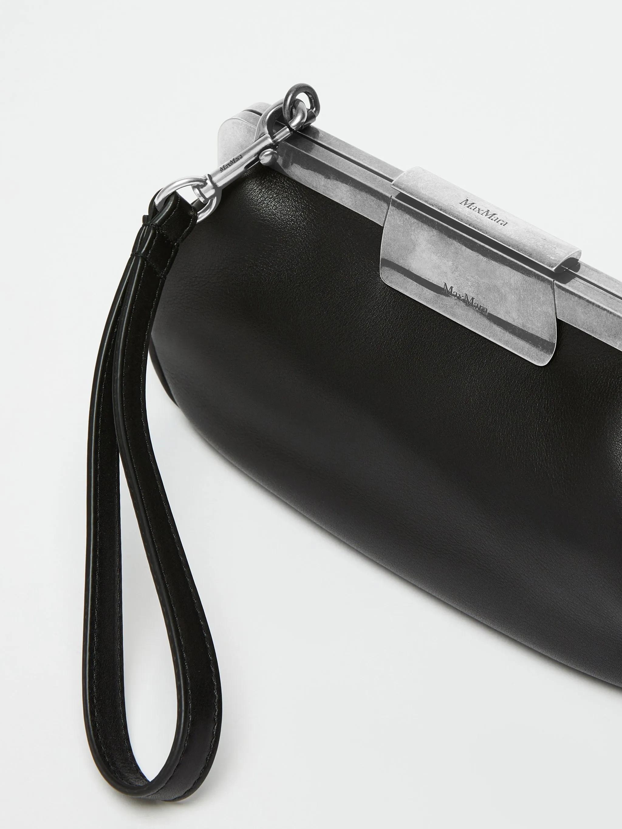 Borsa Clasps extra small in pelle