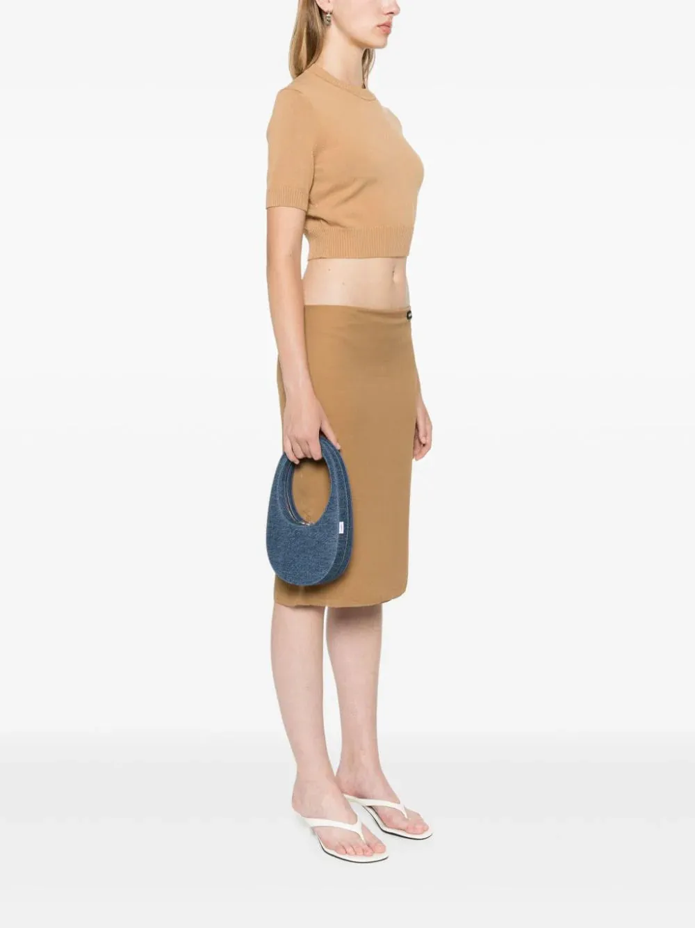 Borsa denim mini swipe