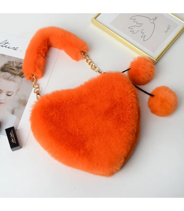Borsa peluches heart manici