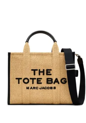 Borsa the medium tote in beige e nero - donna