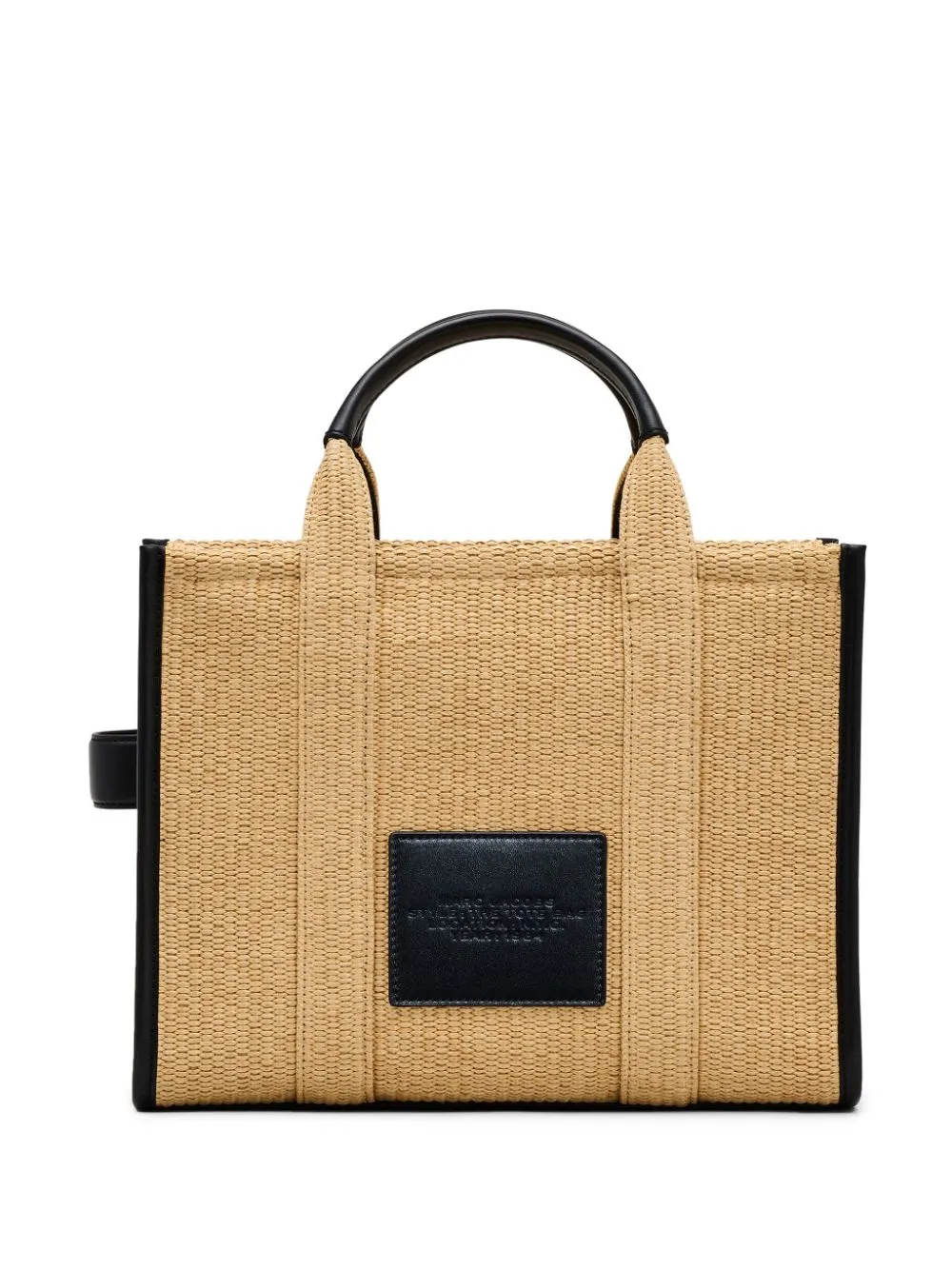 Borsa the medium tote in beige e nero - donna