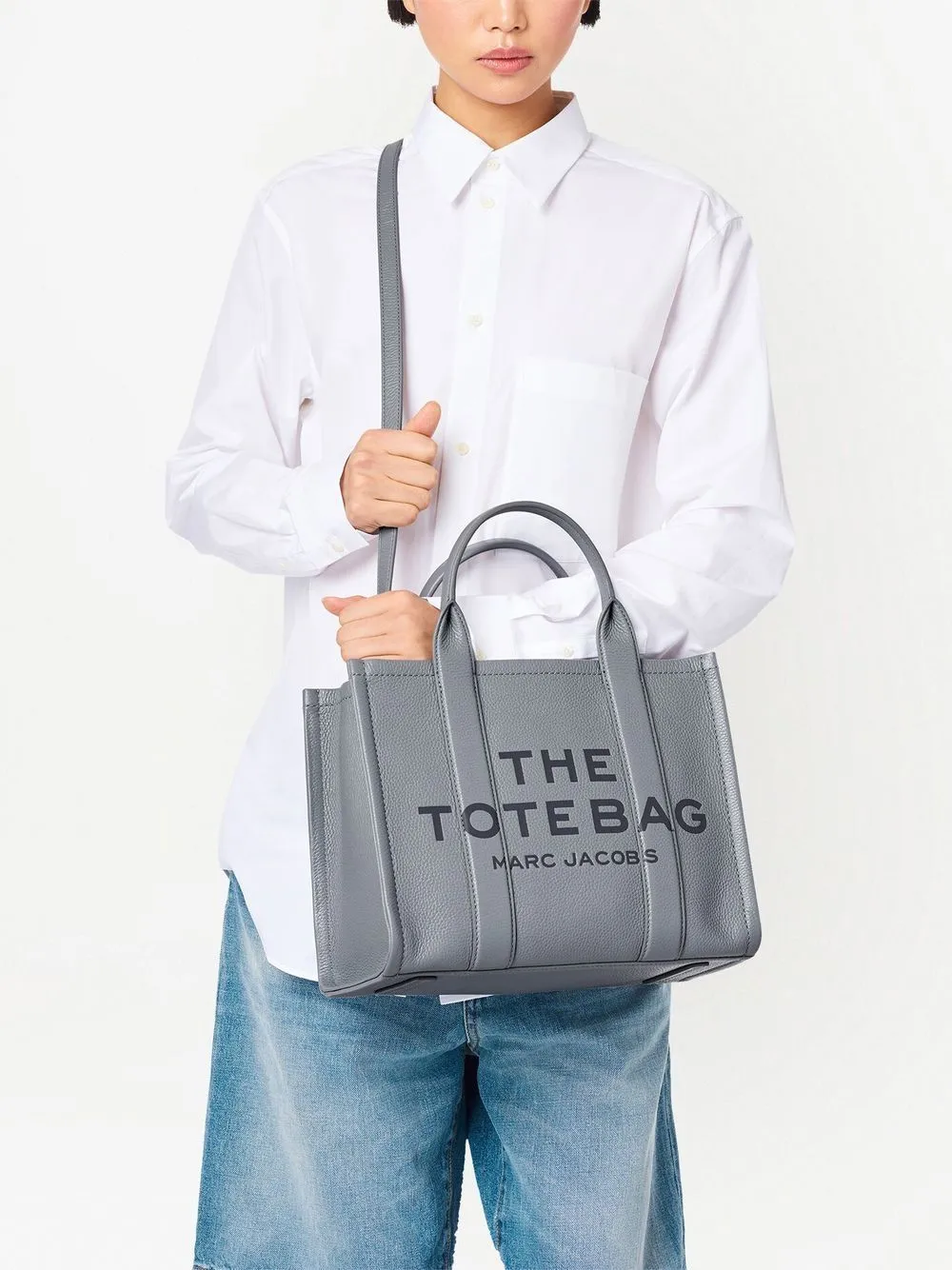 Borsa the medium tote in grigio - donna