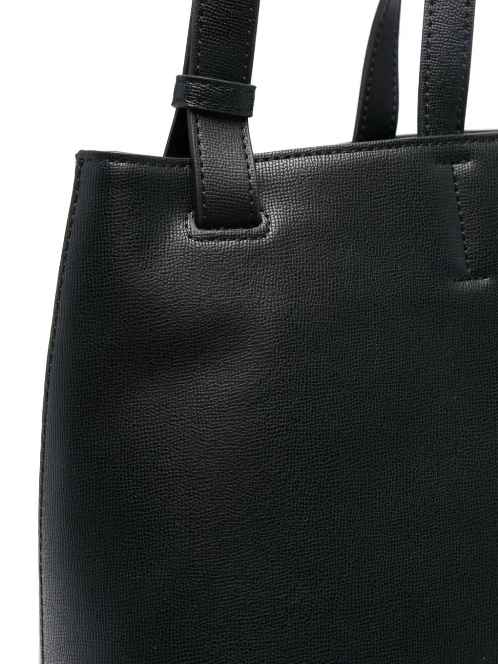Borsa tote con logo goffrato APC in nero - donna