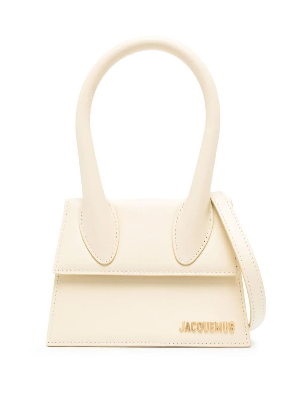 Borsa tote le chiquito moyen Jacquemus in avorio - donna