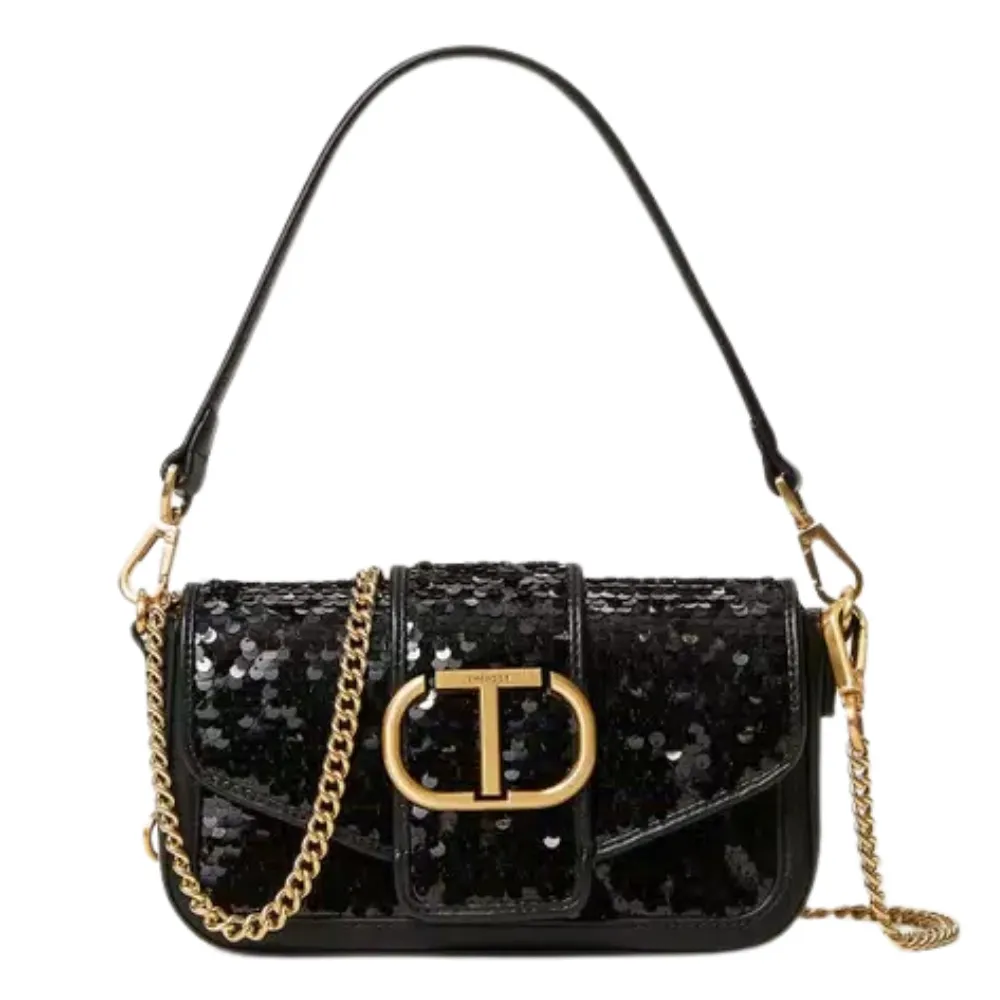 Borsa Twinset Milano a tracolla amiè con paillettes