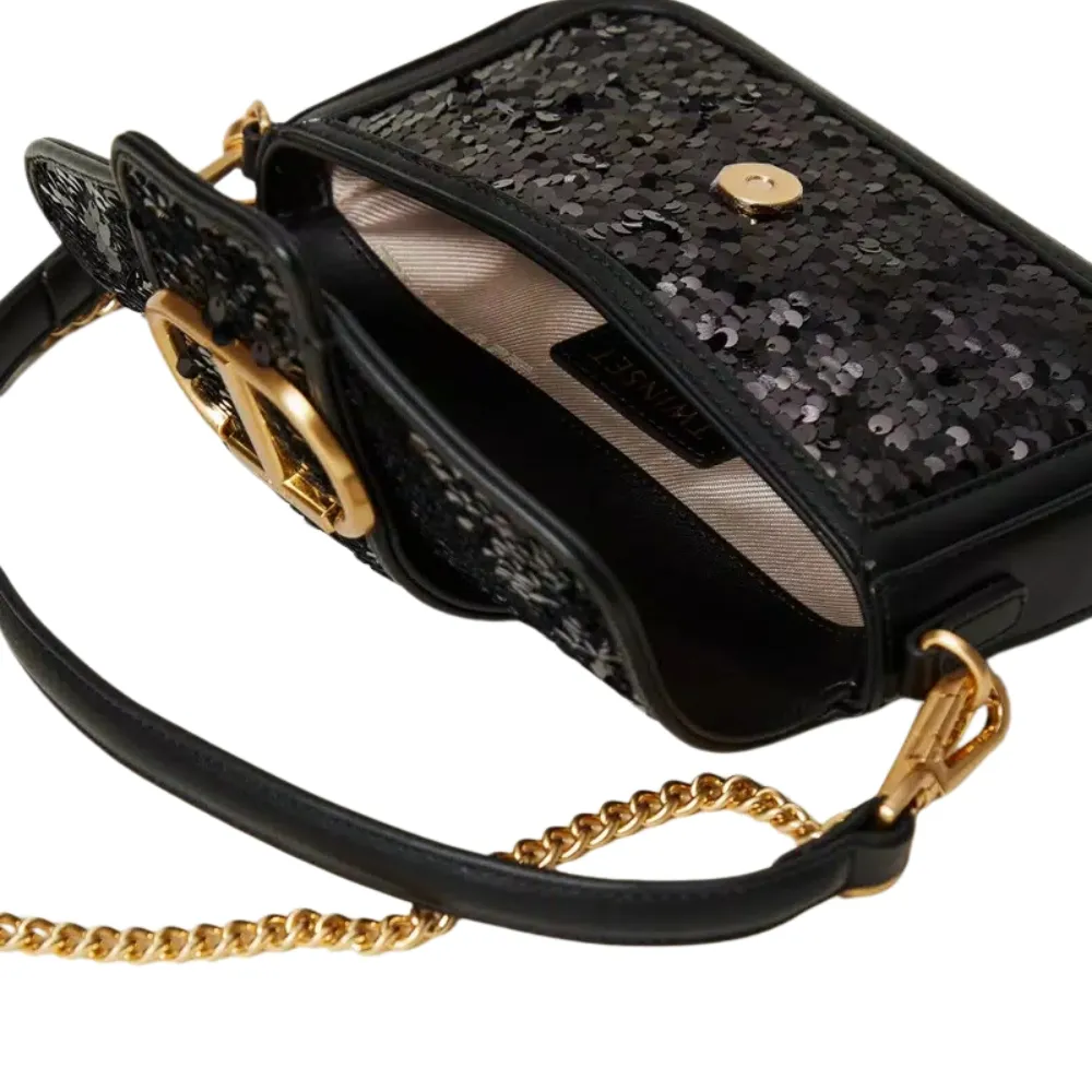 Borsa Twinset Milano a tracolla amiè con paillettes