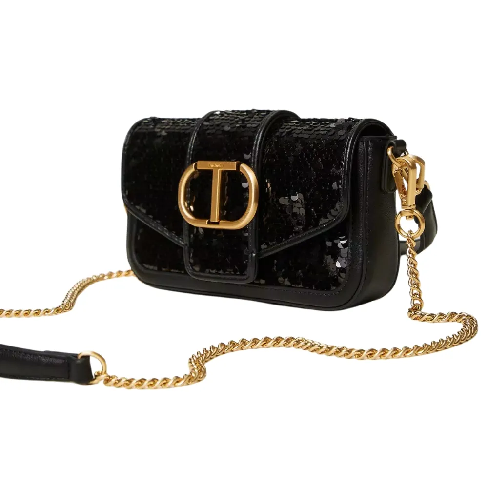 Borsa Twinset Milano a tracolla amiè con paillettes