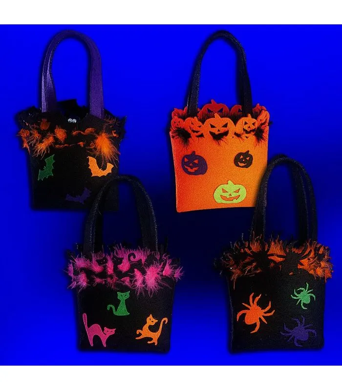 Borsina Halloween piume cm.12x13 ca.