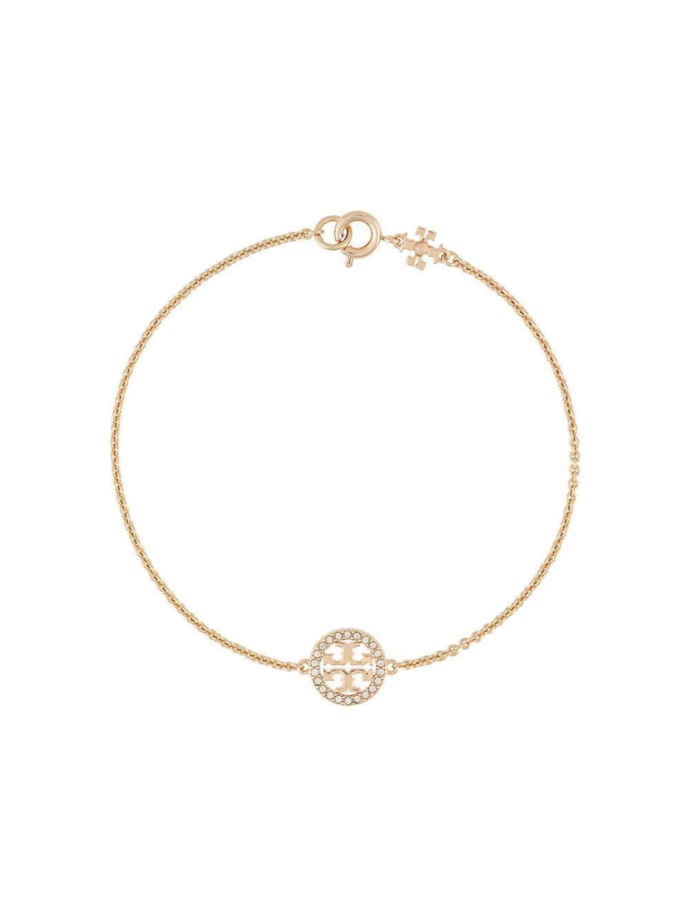 Bracciale con logo Miller in oro - donna