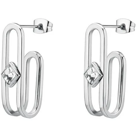 BROSWAY Orecchini Brosway in acciaio316L e cristalli