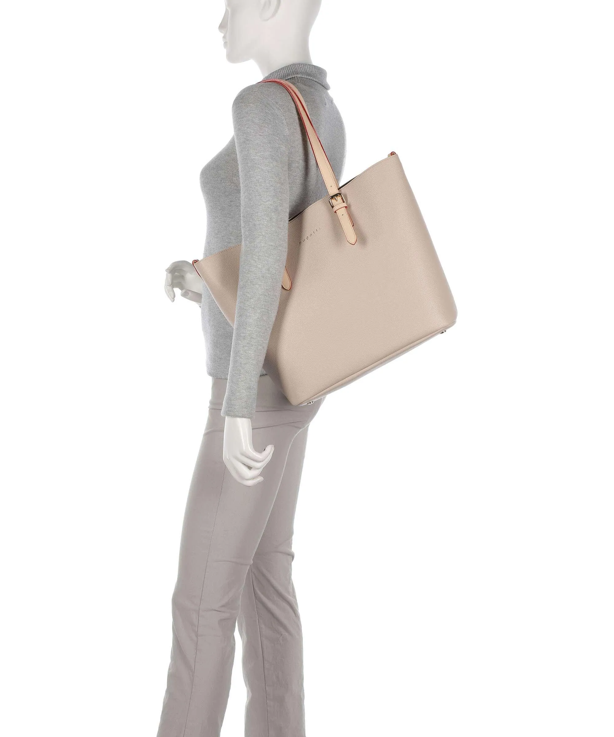  Bugatti Ella Borsa shopper pelle sintetica beige  