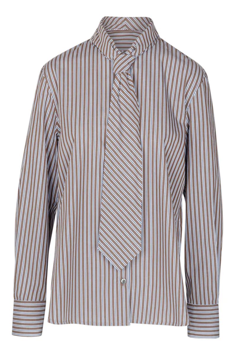 Camicia - 441532 - Marrone/Bianco